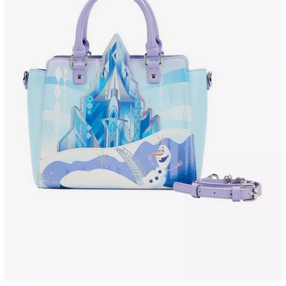 Loungefly Disney Frozen Princess Castle Crossbody Bag Purse - Picture 13 of 16